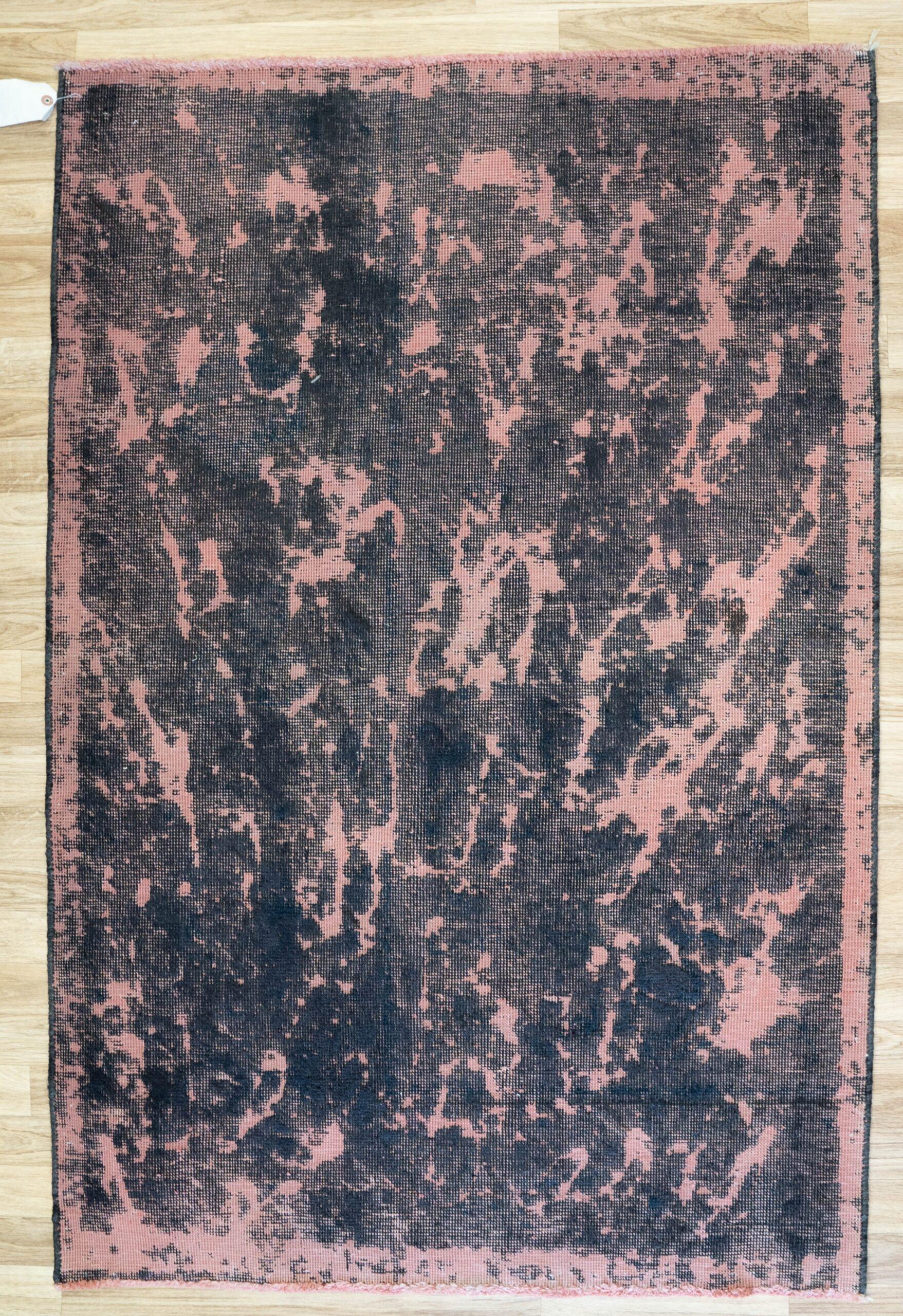 Overdyed Tabriz Wool Rug 3.2'x5'