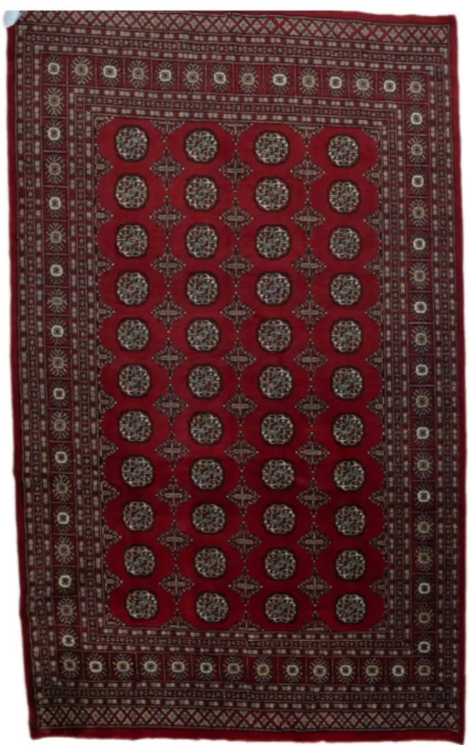Bokhara Wool Rug 6.2'x9.2'
