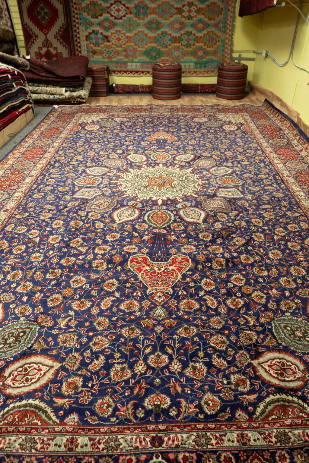 Tabriz Kurk Wool Rug 10.0x15.0 View 5