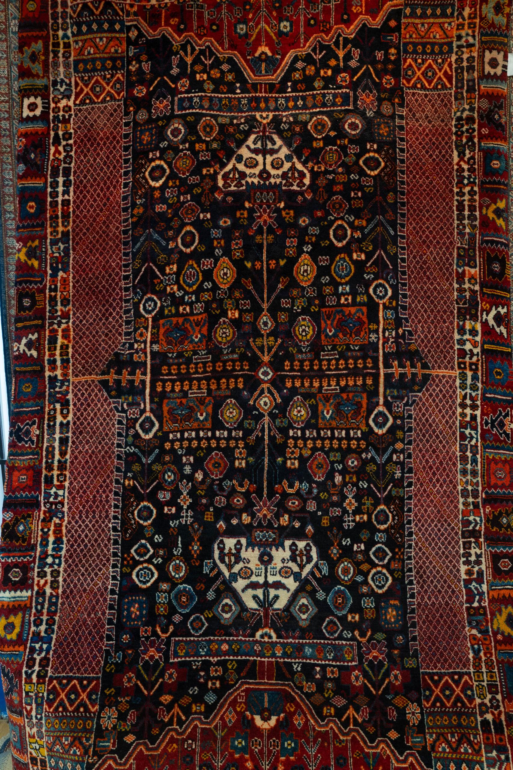 Qashqai Wool Rug 1.8'x4.10' View 7