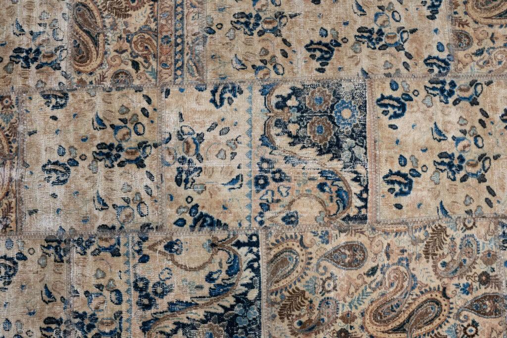 Vintage Overdyed Rug 6.4'x10' View 3