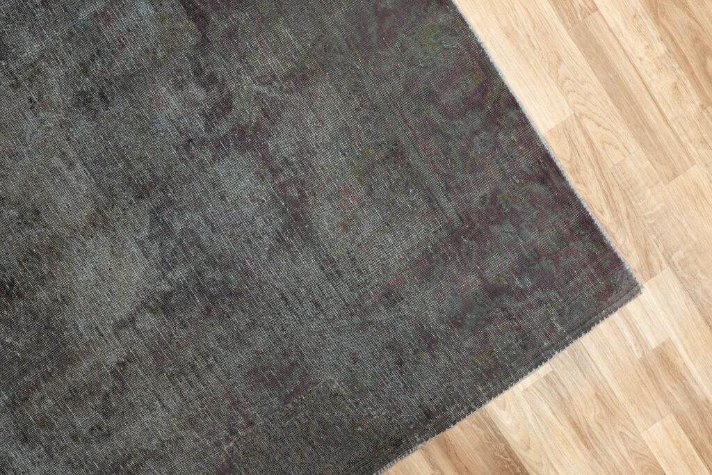 Vintage Overdyed Wool Rug 6.5'x9' View 3