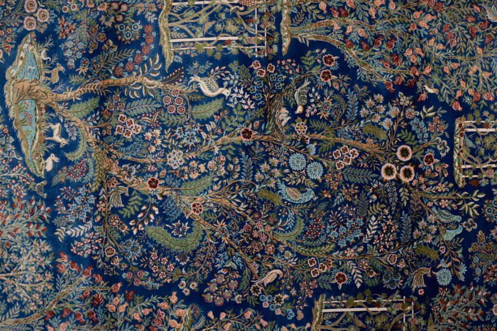 Qum Design Silk Rug 3'x5' View 2