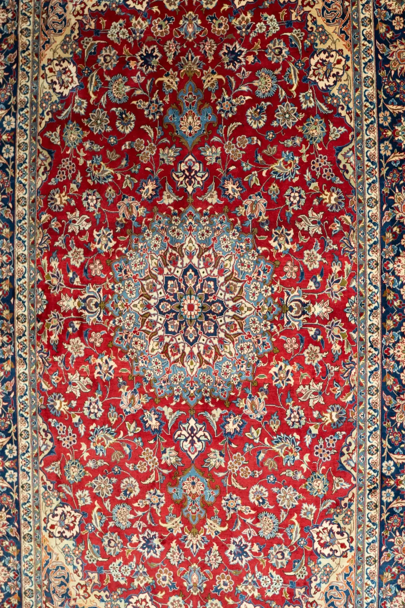 Najafabad Wool rug 9.8 x 12.8
