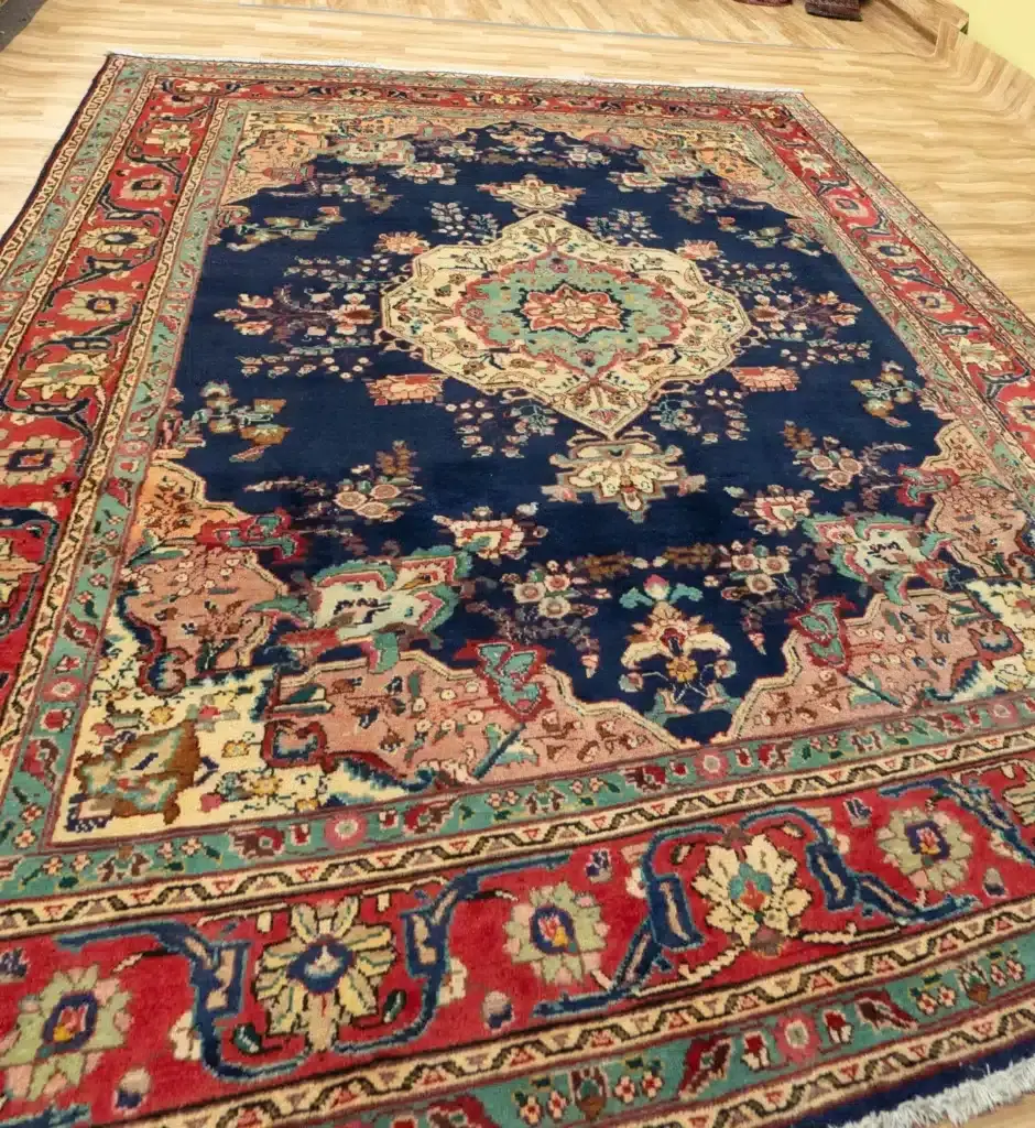 Tabriz Wool Rug 6.8x9.8 View 2