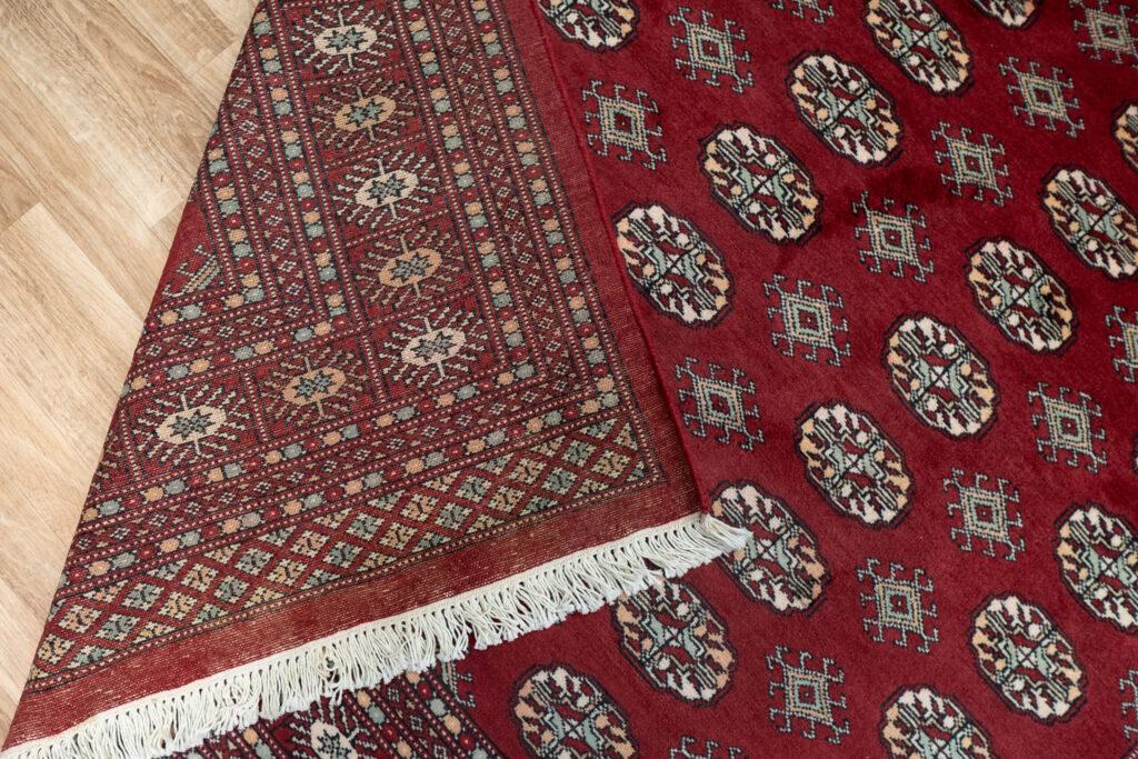 Bokhara Wool Pile Rug 6'x9' View 6