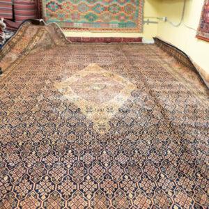 Hamadan Wool Rug 18.4x11.8 View 8