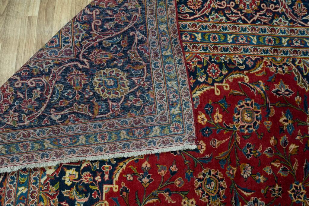 Kashan Wool Silk Rug 9.5'x12.5' View 5