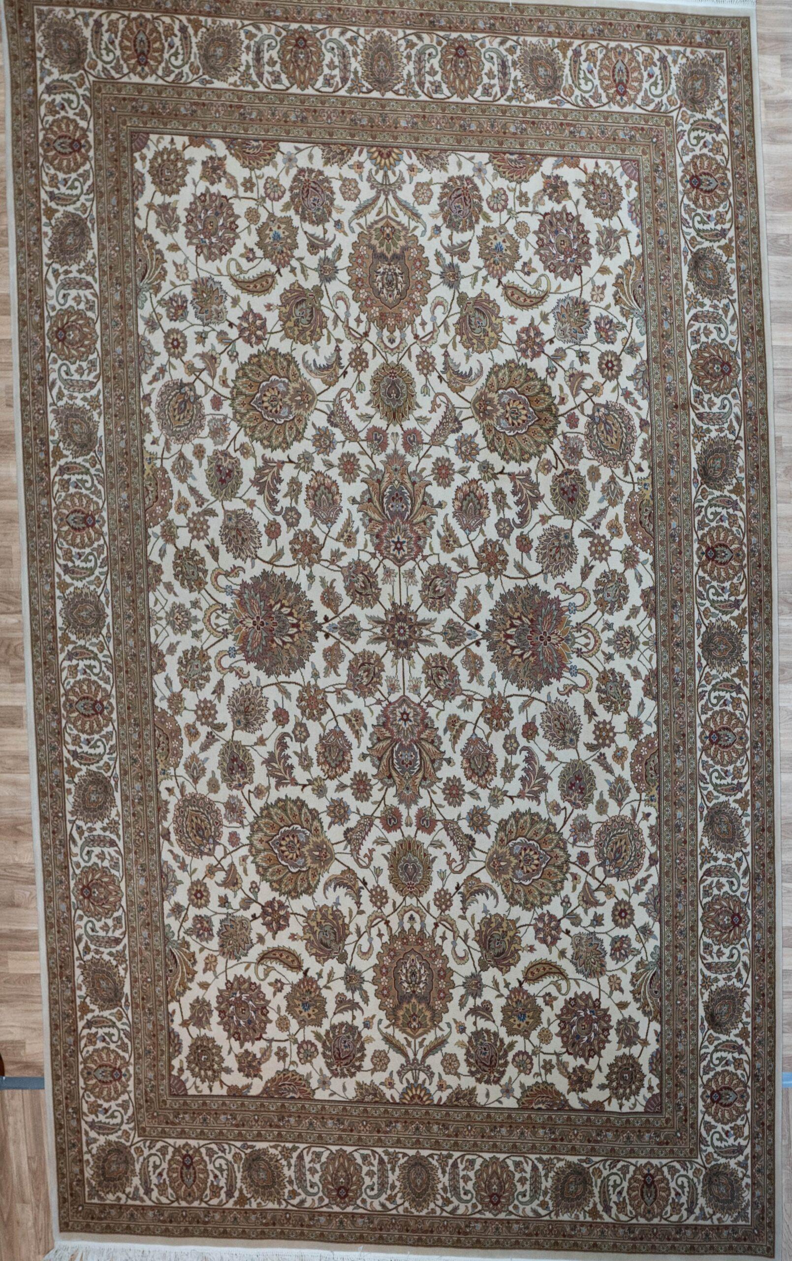 Tabriz Kurk Wool Rug 9'x12'