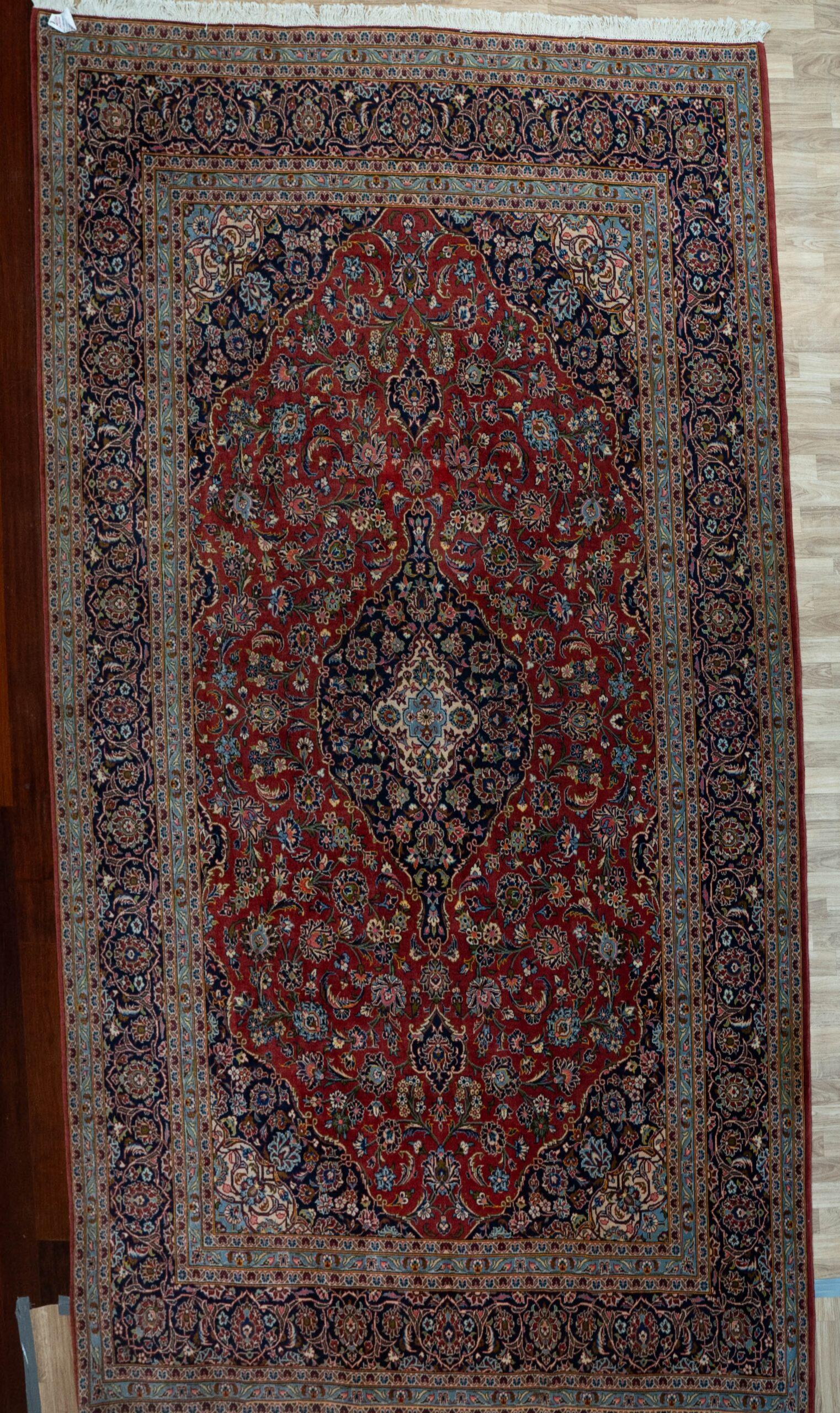 Kashan Kurk Wool rug 8.4'x11.6'