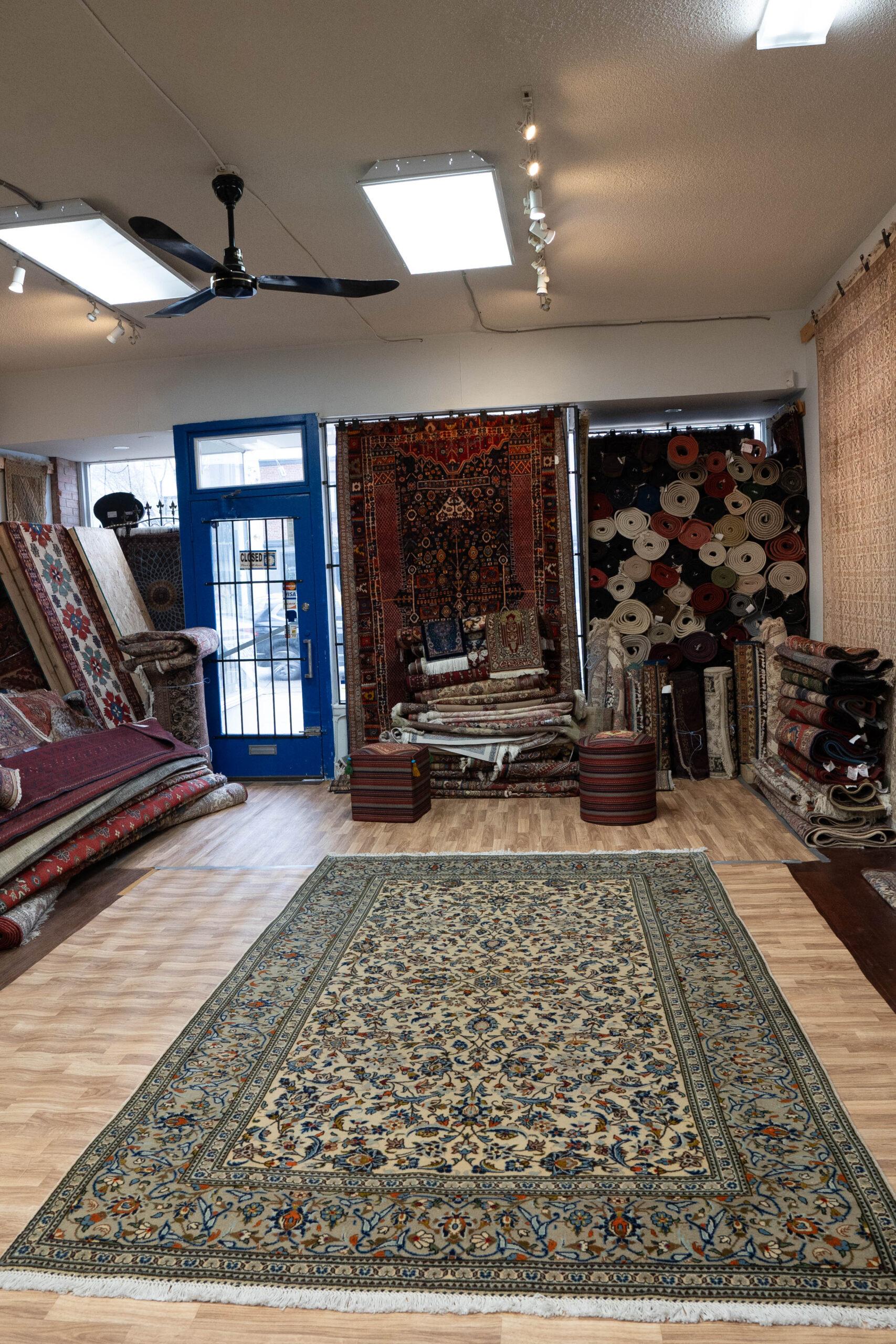 Kashan Wool Rug 6.6'x9.6' View 1