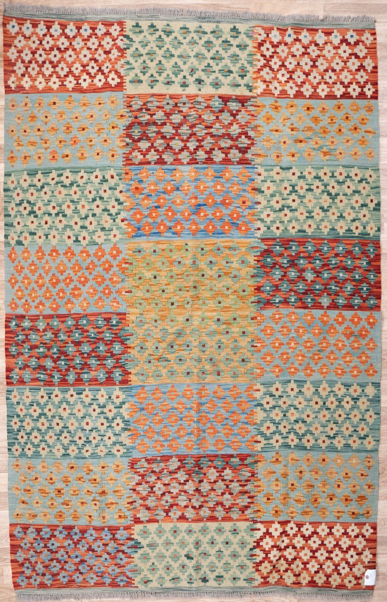 Kilim Wool Rug 5.1x6.5 View 2