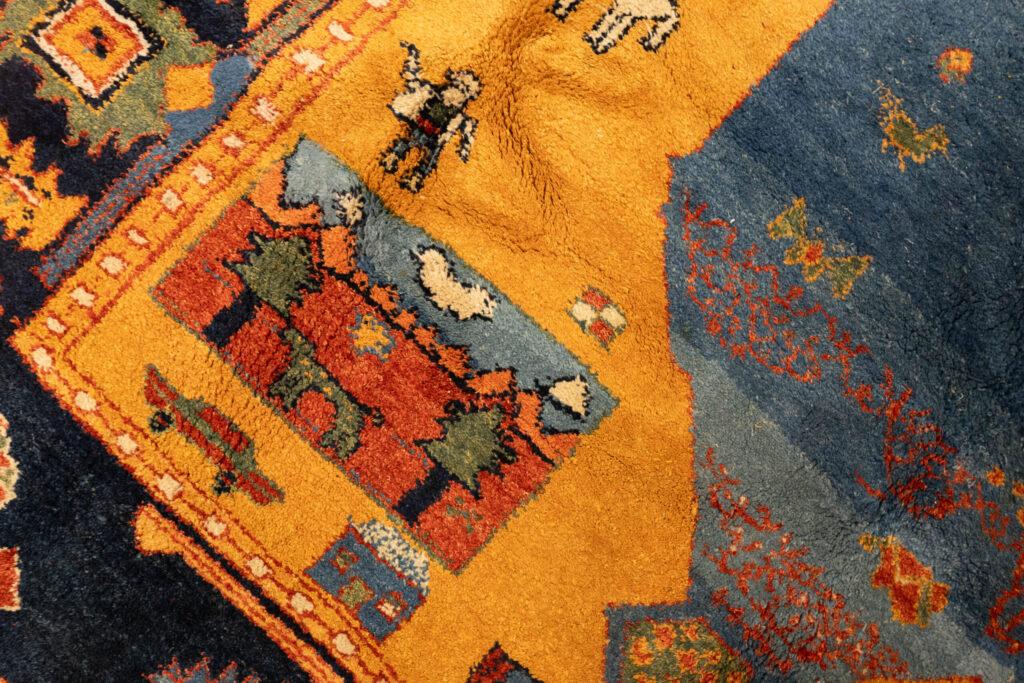 Gabbeh Wool Rug 6.7x9.6 View 4