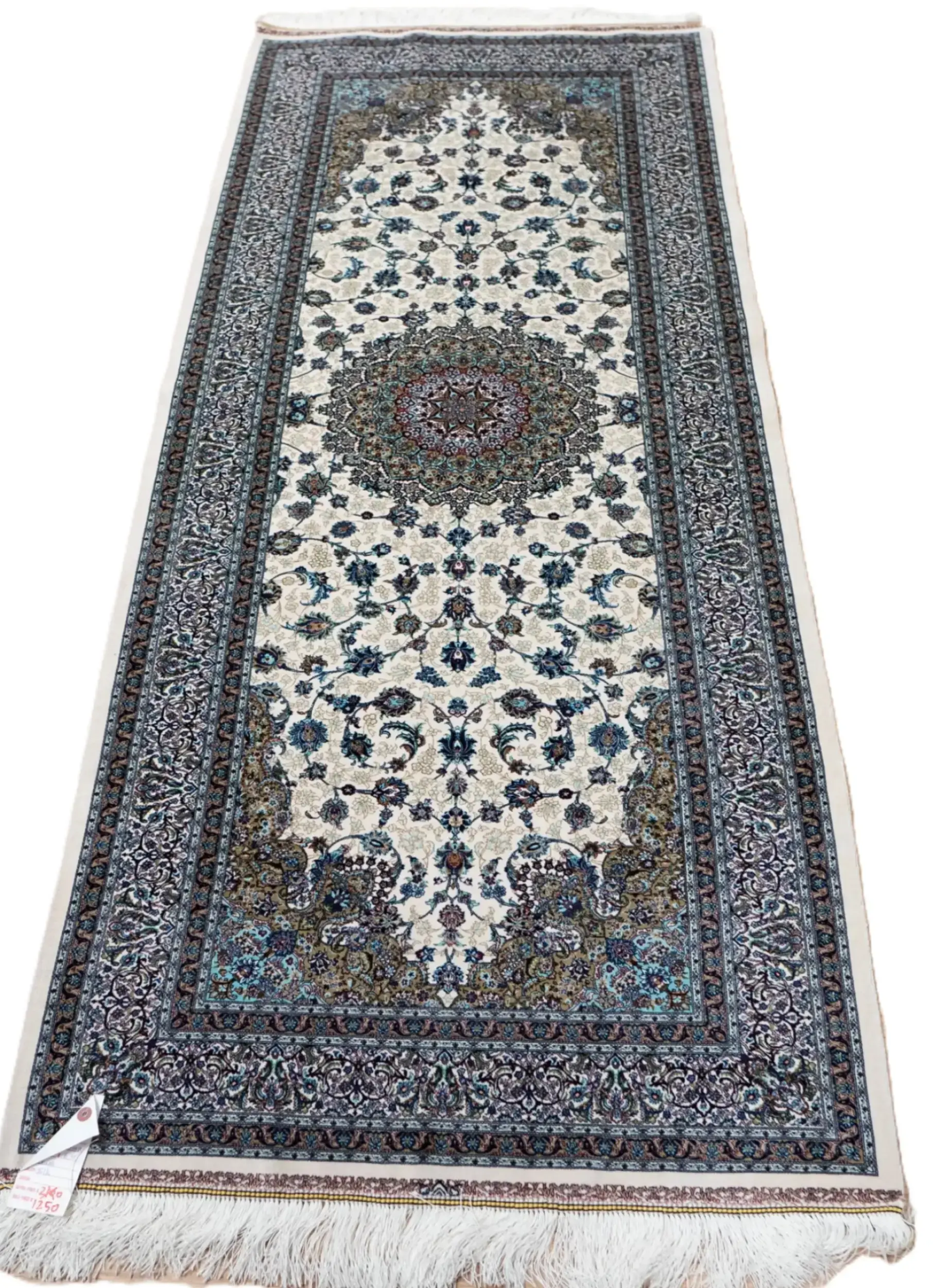 Qum Design Silk Rug 2.7 x 6.4