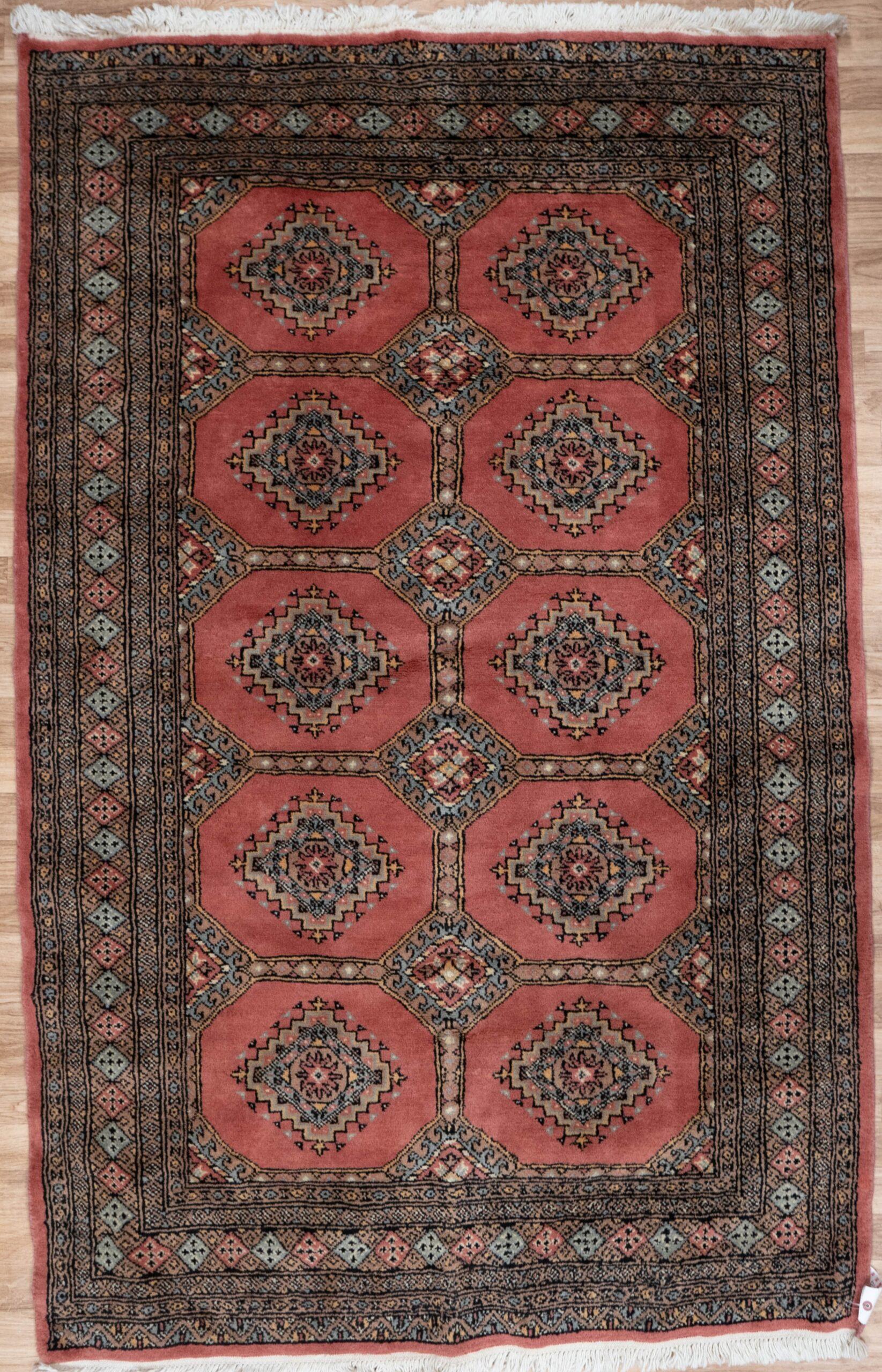 Bokhara Wool Rug 4.8x6.2