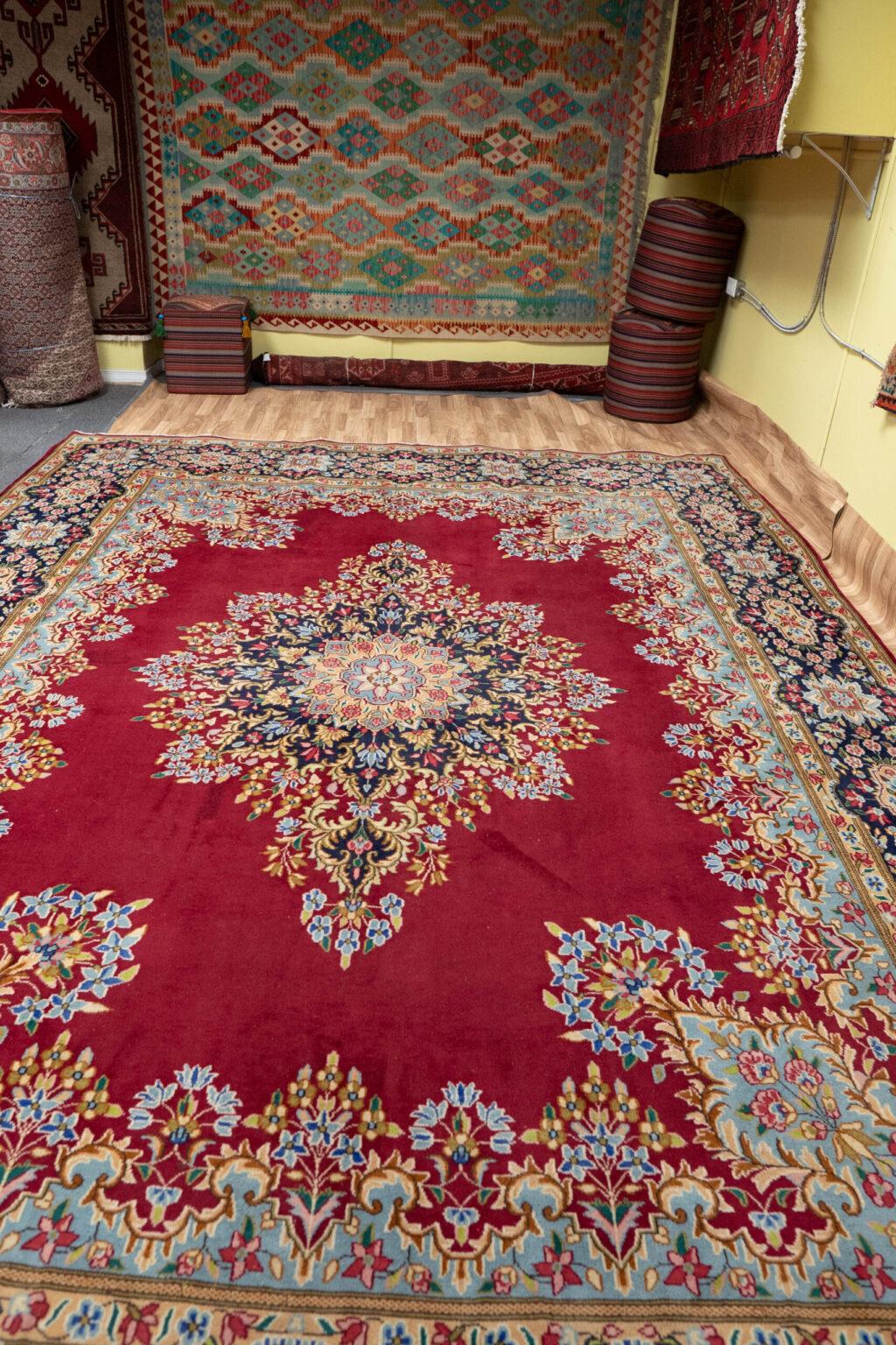 Kerman Wool Rug 13.0x9.7 View 5
