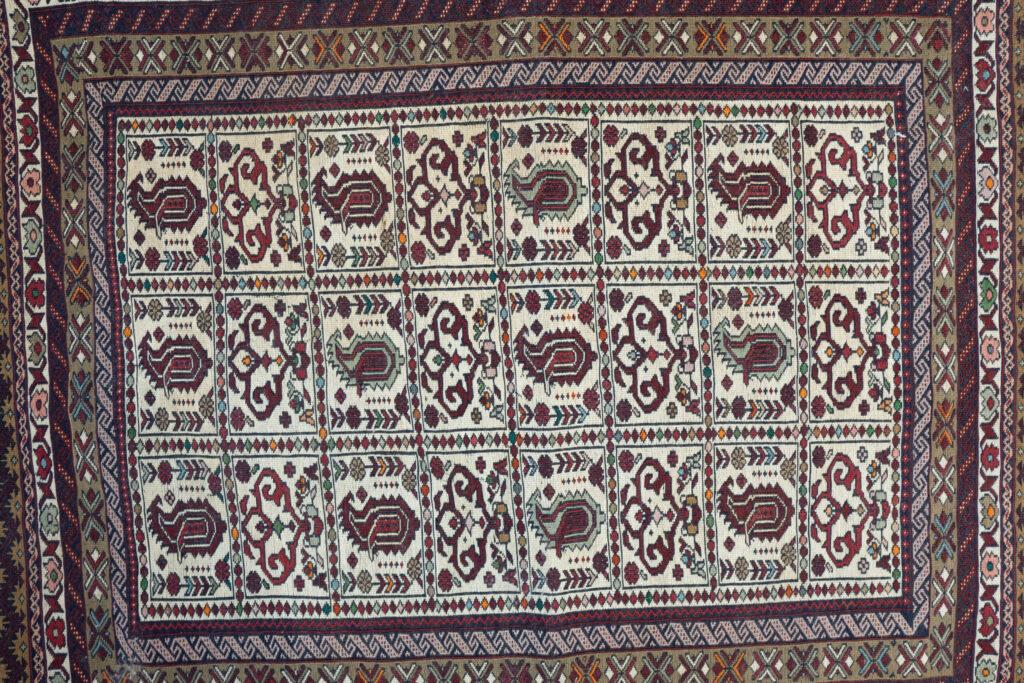 Kashan Wool rug 3.5'x5.2' View 2