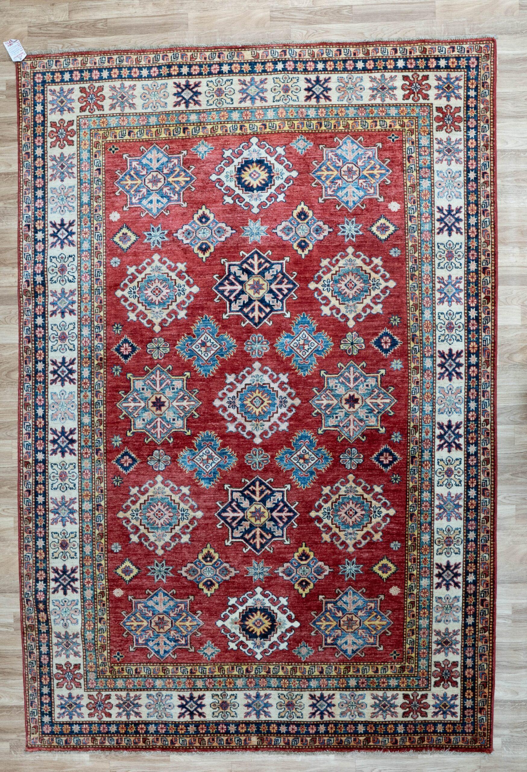 Kazak Wool Rug 6'x8' View 1