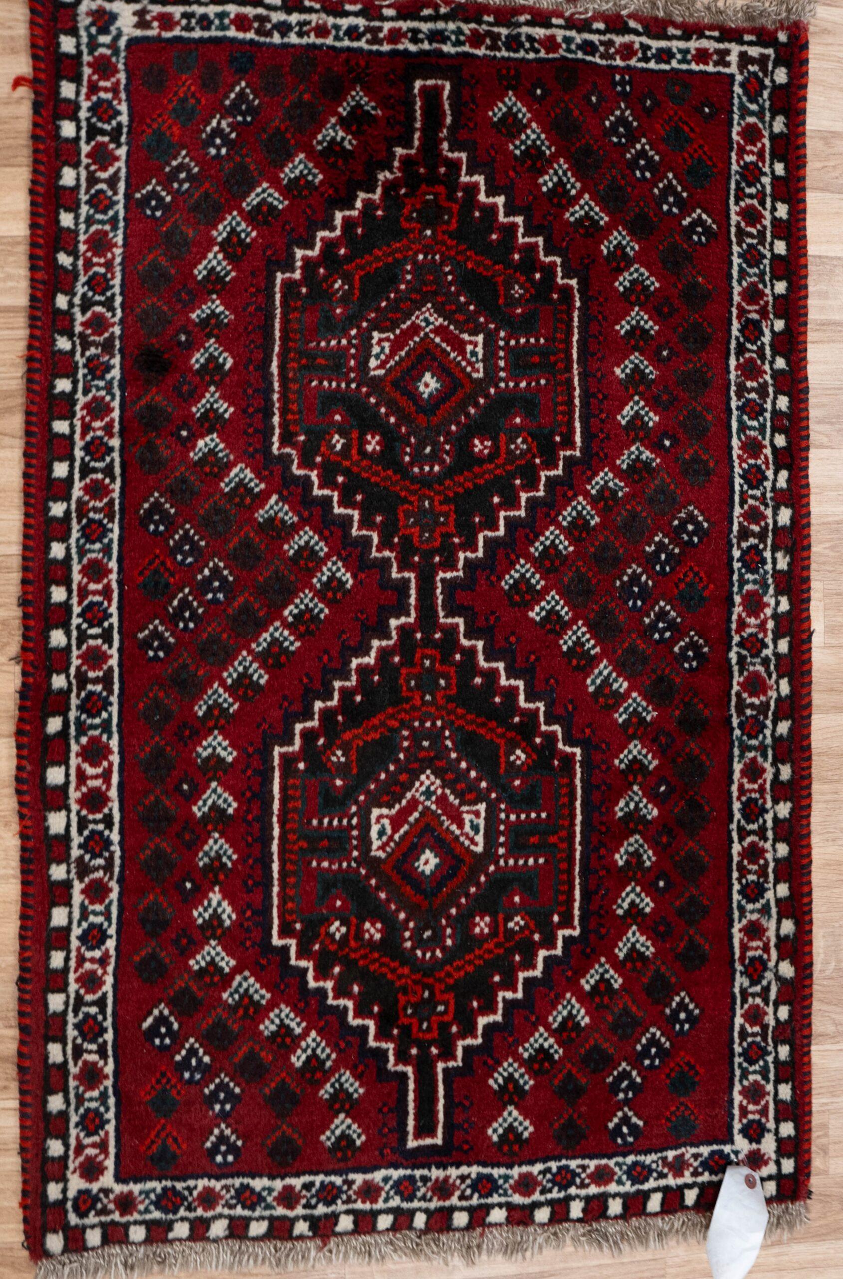 Shiraz Tabriz Wool Rug 2.6x4.0 View 1