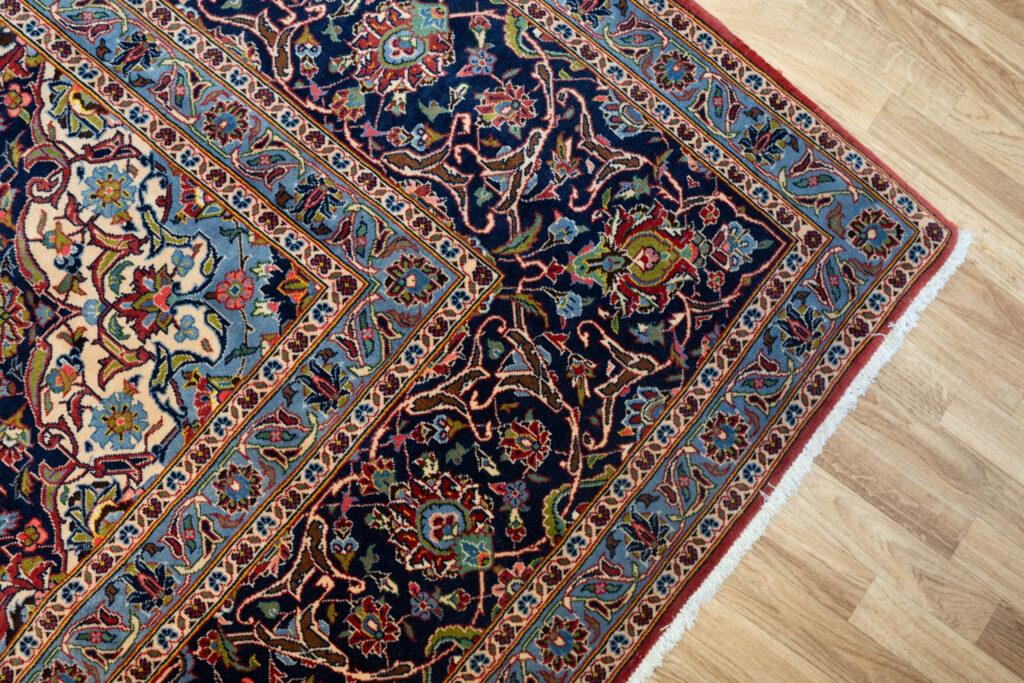 Kashan Kurk Wool Rug 9.8'x12.9' View 4