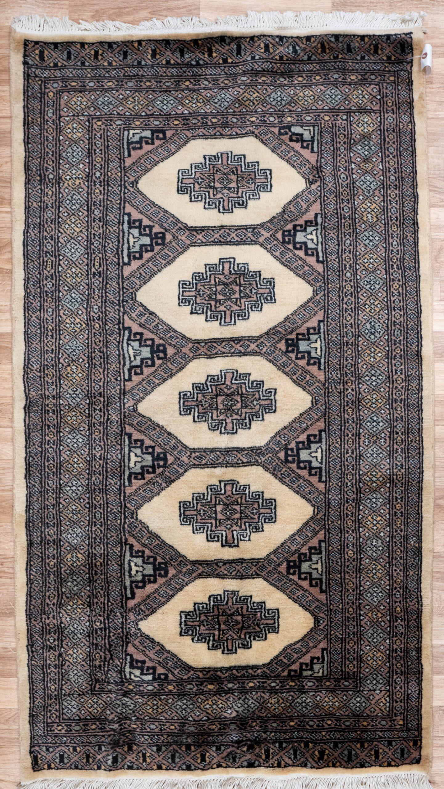 Bokhara Wool Rug 3.0x5.0 View 3