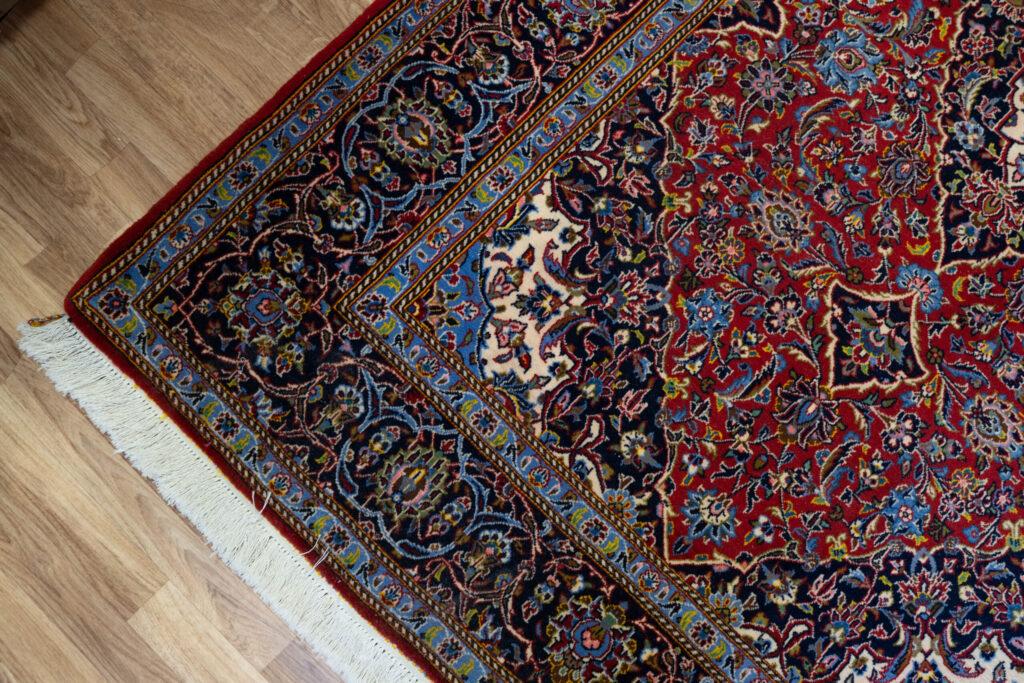 Kashan Kurk Wool Rug 4.10'x7' View 3