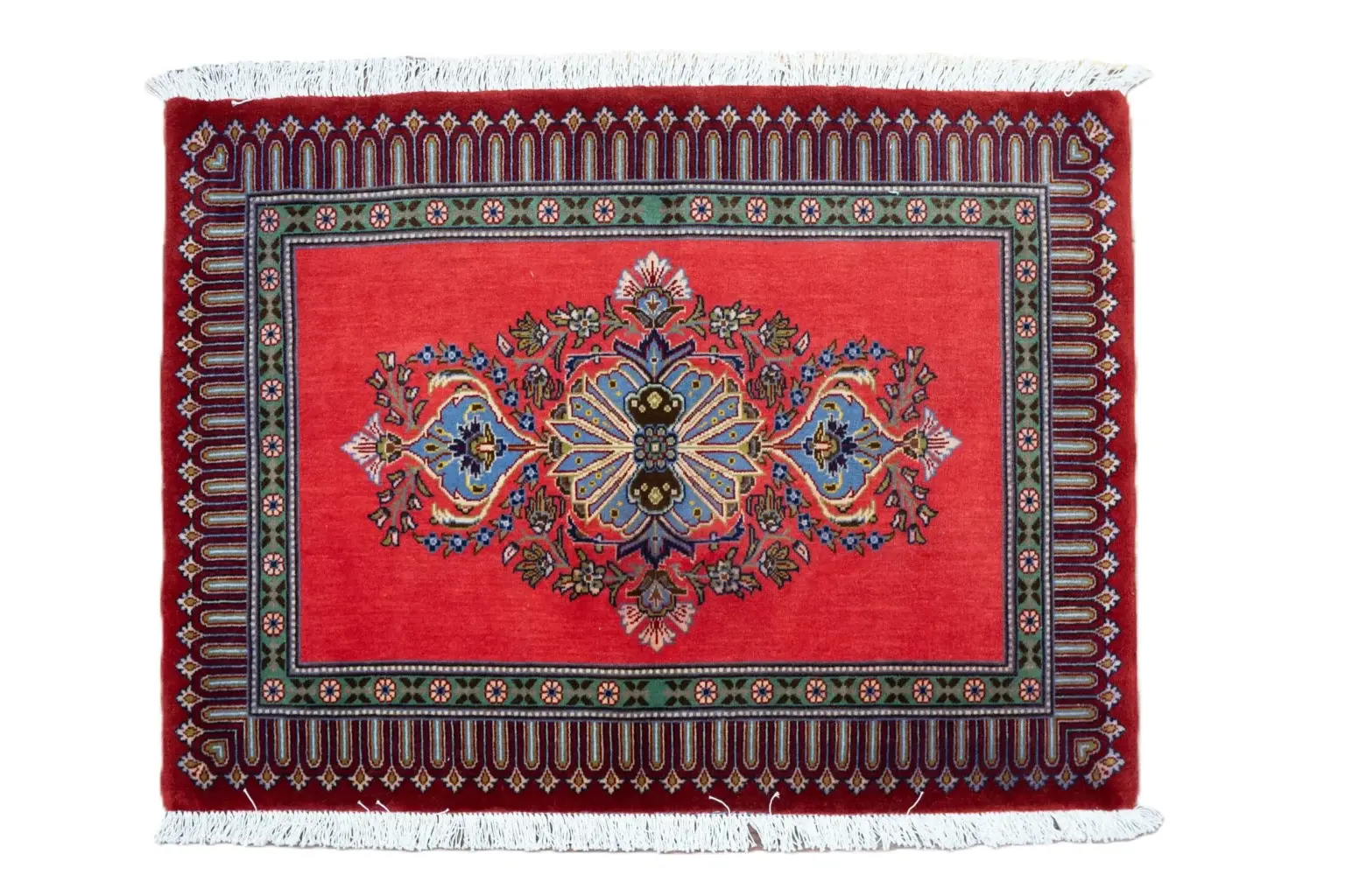 Kashan Kurk Wool 2.6 × 3.5