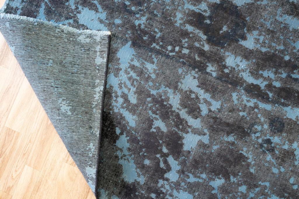 Vintage Overdyed Wool Rug 3.3'x5' View 4