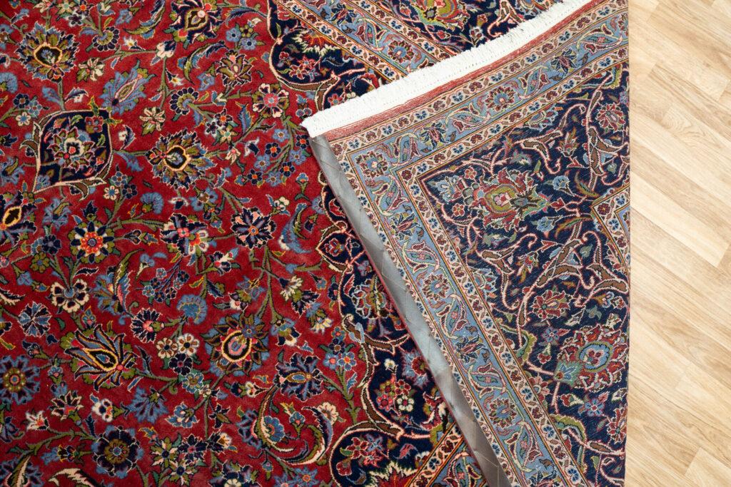 Kashan Kurk Wool Rug 9.8'x12.9' View 5