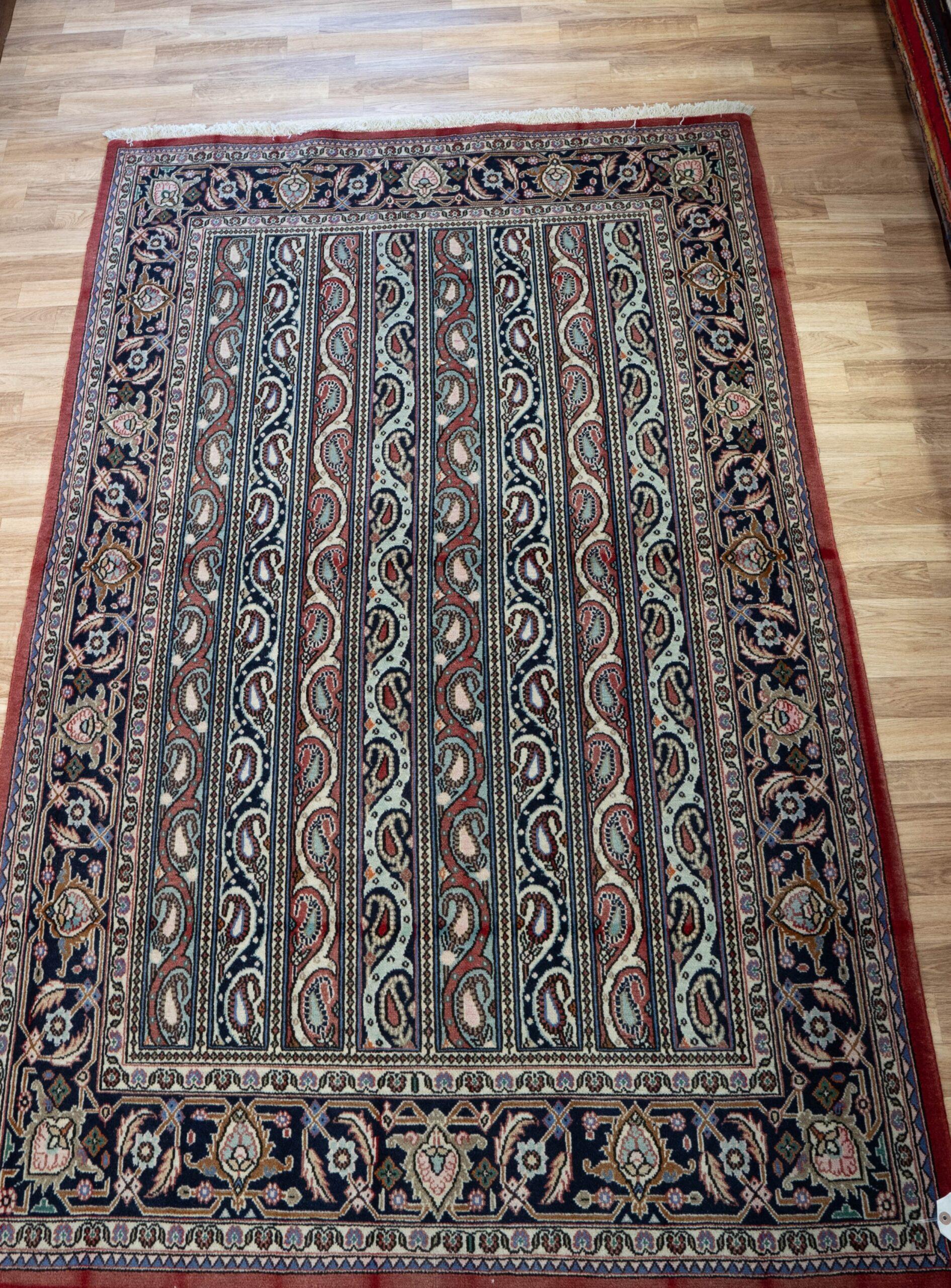 Qum Kurk Wool Rug 4.7'x6.8' View 1