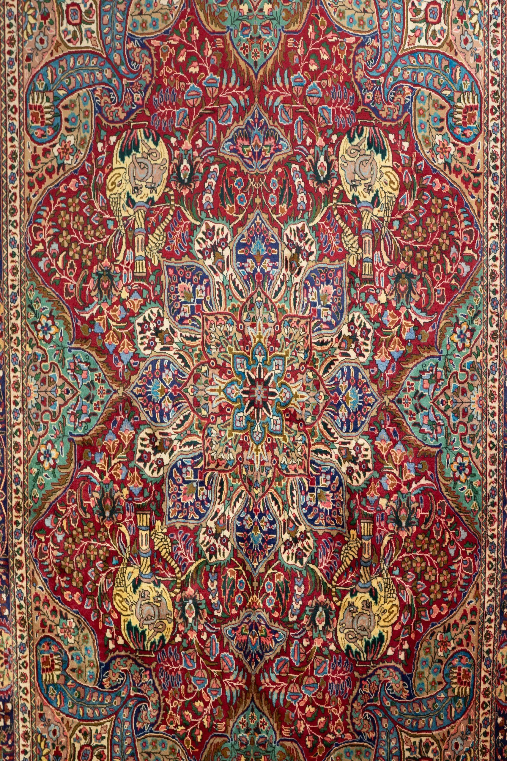 Tabriz Wool Rug 13.0x9.8