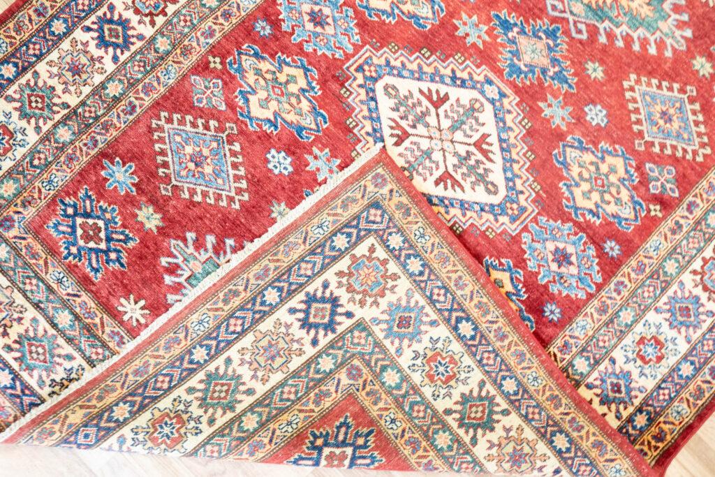 Kazak Wool Rug 5'x6.6' View 4