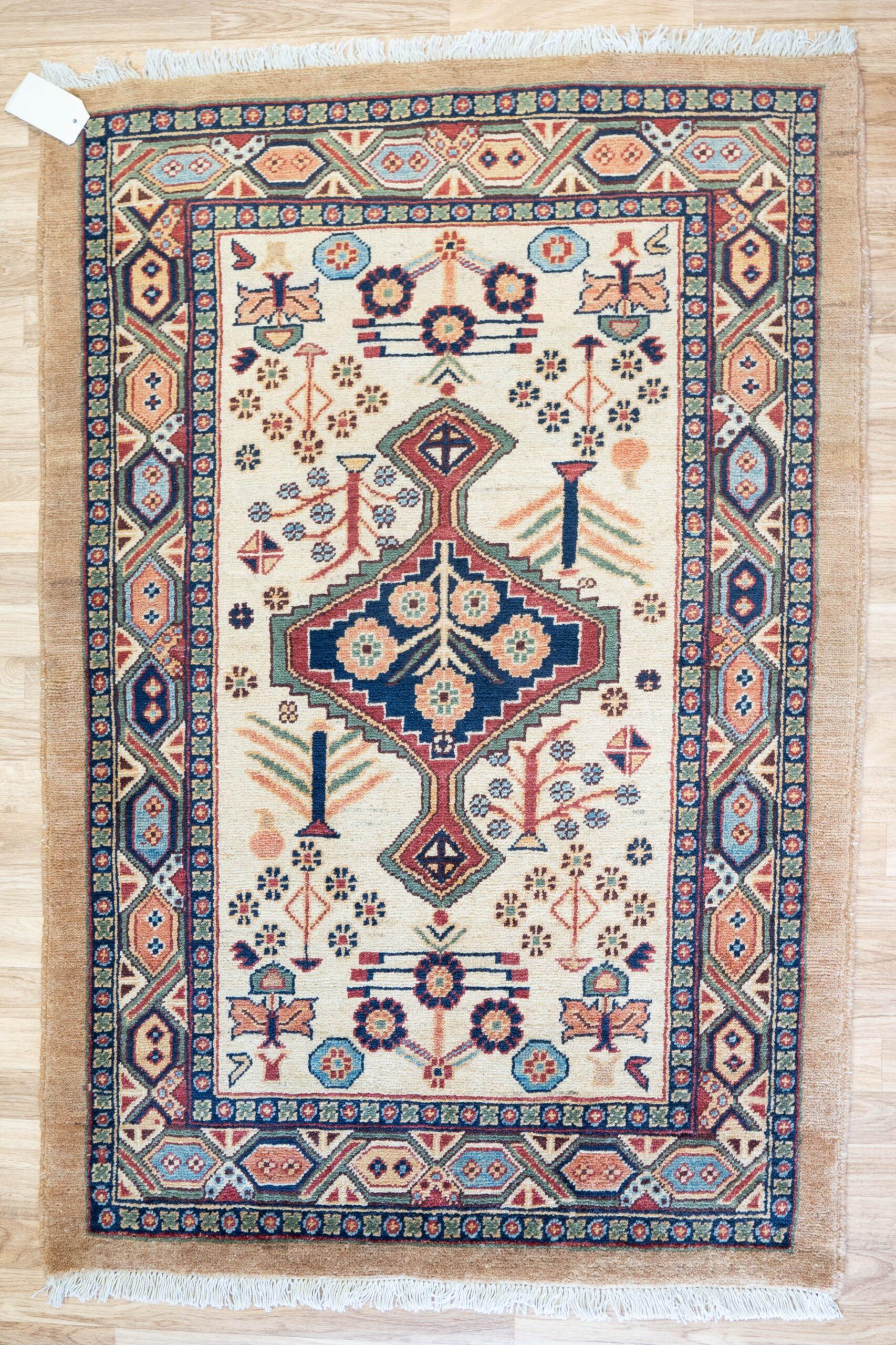Vintage Overdyed Serapi Rug 3.4'x5.2' View 1